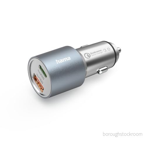 Hama Car Fast Charger 38 W Metal 4047443489326