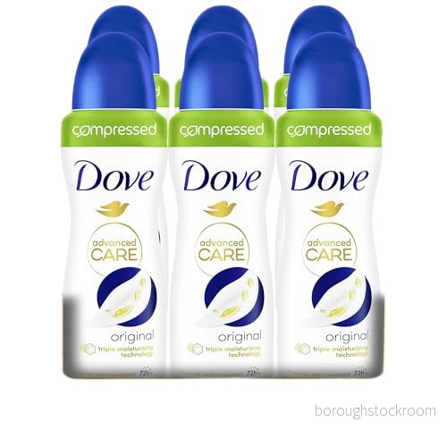 Dove Advanced Care Original komprimerad antiperspirant deodorant 100 ml x6 8720181299964