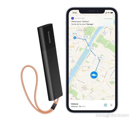 Invoxia LWT1_IVX_001 GPS spårare , Svart, Standard 3700689800300