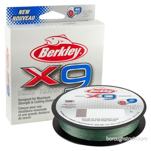 Berkley X9 Braid Low Vis Green 2000 m flätlina 0,14 mm 28632297315