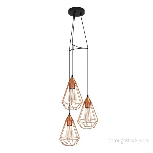 EGLO TARBES pendlande belysning svart/kopparfärgad 9002759941963