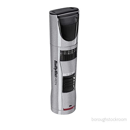 BaBylissMEN Beard Trim+, skäggtrimmer, silver 3030050153507
