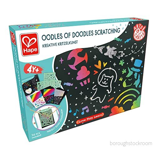Hape kreativ klotter, målningsset, tillbehör för speltavla 6943478036581