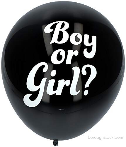 Folat Gender Reveal Balloon Boy med blå konfetti 41cm 3 stycken 8714572085885