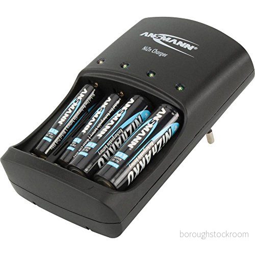 ANSMANN NiZn Charger Caricabatteria Caricatore Per Batterie Pile Nichel Zinco 1,6V AAA AA Mignon Micro 4013674021369