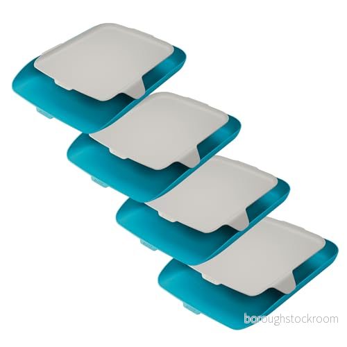 Leitz A4 brevkorg med organisatör, 4 pack, mjuk blå, cosy serien, 52590061 4002432604128