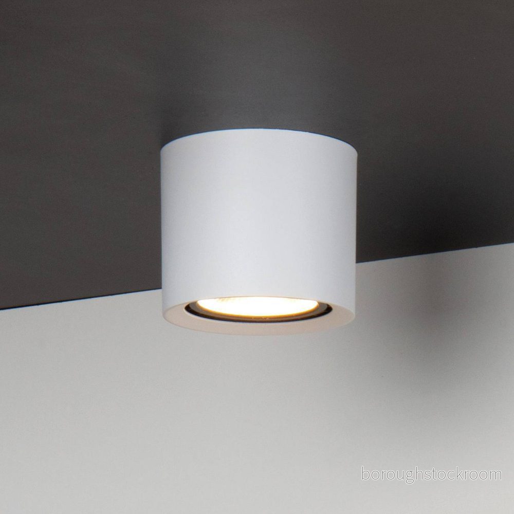 Lucide FEDLER Takspotlight Ø 12 cm LED Dim to warm GU10 1 x W 2200 K/3000 K vit 5411212092137
