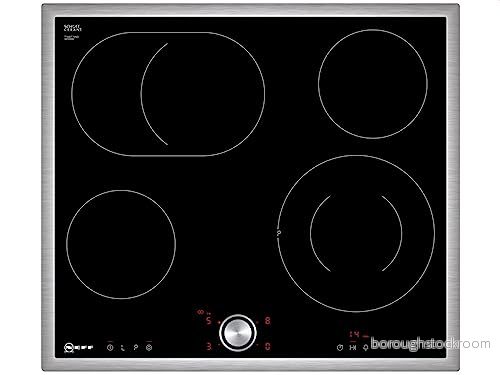 Neff T16BT76N0 elektrisk spis N70/60cm/Twistpad/rostzon/glaskeramik, ram i rostfritt stål med vridkudde 4242004190394