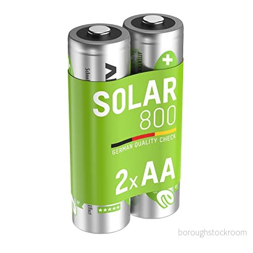 ANSMANN MaxE Solar Migno AA Tipo 800mAh Batteria Ricaricabile ad Alta Capacità 2x Mignon HR6 4013674003525