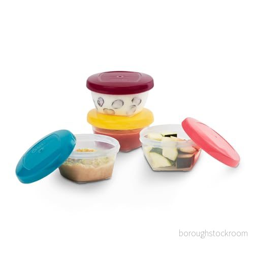 Babymoov Babybol set med 4 st 120 ml hermetiska barnmatsförpackningar 3661276147348