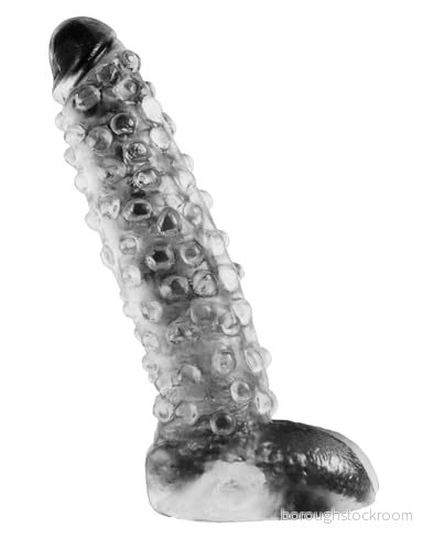 Dark Crystals by Mister B. Tonguebite Large Dildo ca 28 cm lång diameter 6 transparent, 1 st 5420044213030