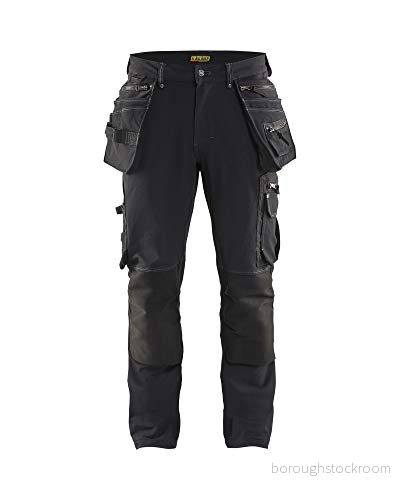Arbetsbyxa 4-vägsstretch X1900 Svart C56 7330509657782