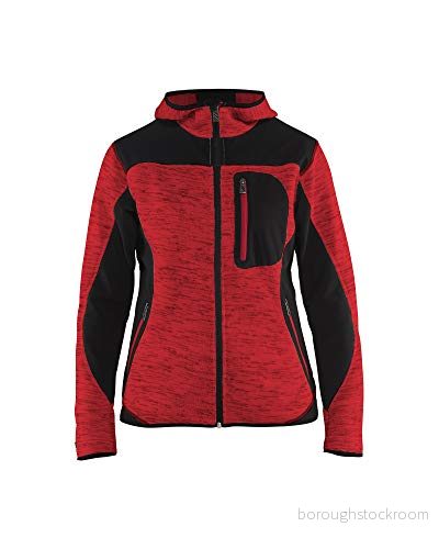 JACKA 4931 2117 STICKAD DAM RÖD/SVART XXXL Beijerbygg Byggmaterial 7330509645253