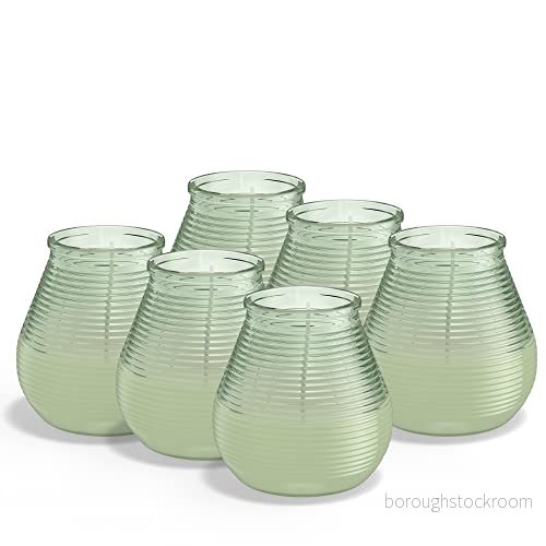 Bolsius utomhusljus uteplats ljus citronella grön 6 pack lång brinntid på 40 timmar yttre dekoration naturliga extrakt veganskt vax ingen palmolja 8717847154927