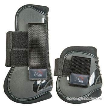 HKM 8566 Springgamerväskor och streckkepsar 4 pack, fodrad, Pony Cob Full 4000315223404