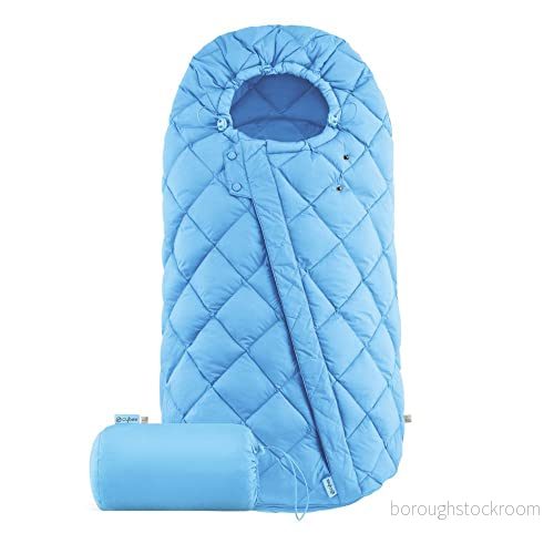 CYBEX Gold åkpåse Snøgga 2, För bilbarnstolar, Passar barn mellan 6 månader och 3 år, TOG 4, Beach Blue (blå) 4063846331055