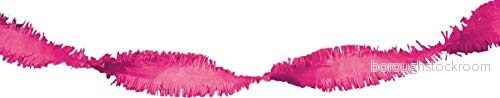 Folat Mörkrosa Crepe Paper Garland 6 meter 8714572094139