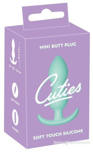 Cuties Mini analplugg, Grön, 6,5 cm 4024144227815