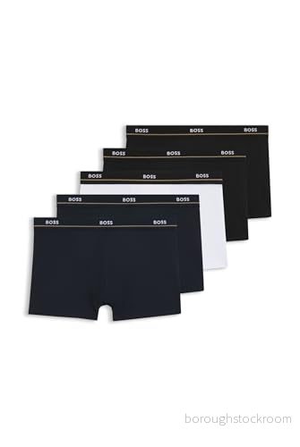 BOSS Trunk Essential 5-pack Boxerkalsong, Storlek: Medium, Öppen blå 4063535098412