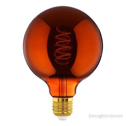 EGLO LED glob E27 G125 4W 2 000 K filament koppar 9008606228232
