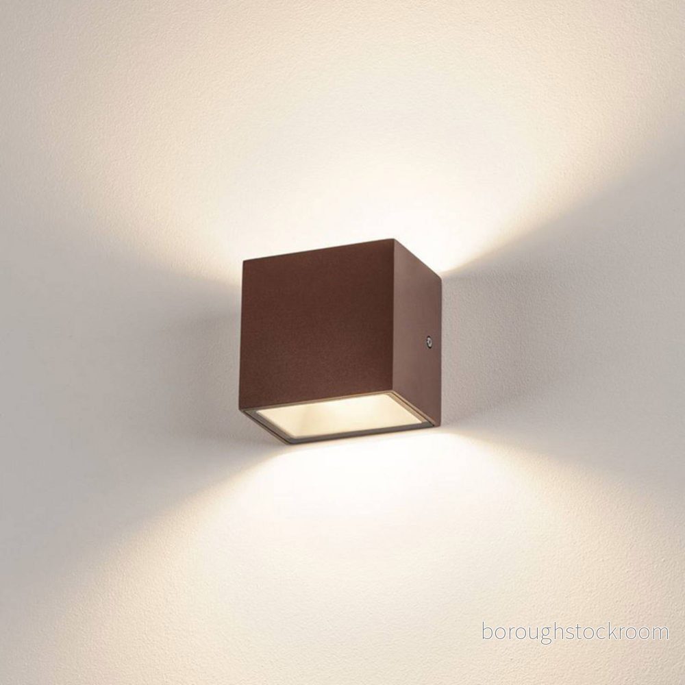 SLV Vägglampa SITRA CUBE för effektiv utomhusbelysning av entrén, väggar, stigar, terrasser, fasader, trappor LED vägglampa, utomhuslampa, trädgårdslampa inside, 10 W, A A++ 4024163222525