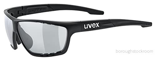 uvex sportstyle 706 V sportglasögon för dam och herr självtonande imskydd black matt/smoke one size 4043197297286