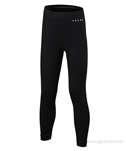 FALKE Unisex barn ulltech. Funktionella underbyxor tights ull svart grå ventilerande underkläder för sport mycket varma snabbtorkande kalla till temperaturer 1 st 4043876753850