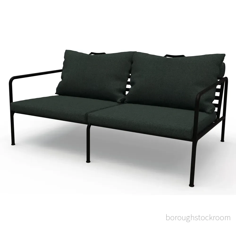 HOUE AVON 2 Seater Sofa Trädgårdssoffa Alpine/Black H58 x W159 D99 SH39 cm 5714098014164