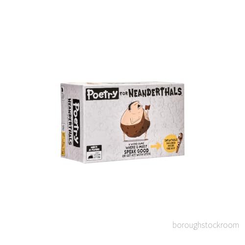 Exploding Kittens Poetry for Neanderthals POET CORE 3 Brädspel, Flerfärgad, Från 7 år 852131006303