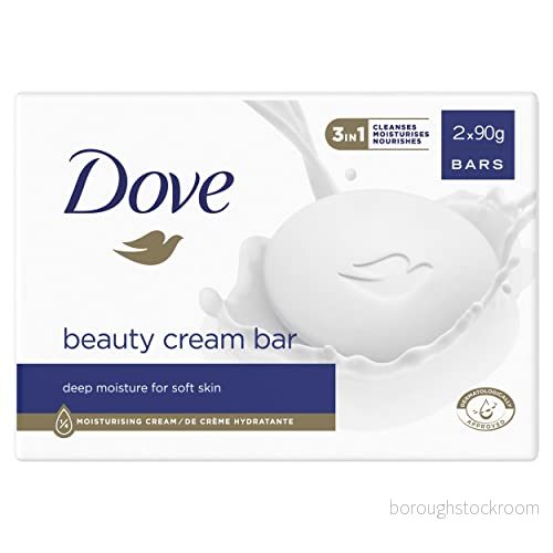 Dove Tvål i hand och ansiktstvätt 2in1 med 1/4 fuktgivande grädde 2 x 90g Pack 8720182265623