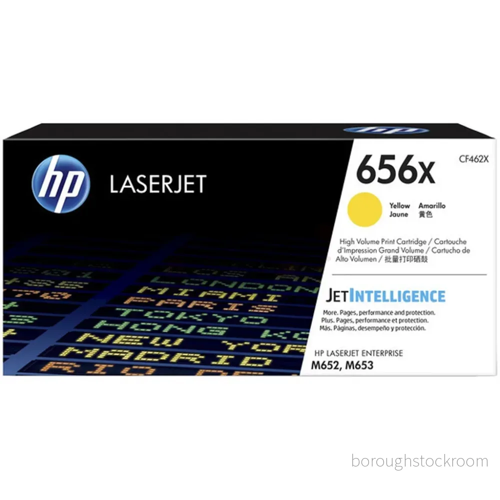 HP 656X Gul LaserJet-tonerkassett CF462X för Color Enterprise M652dn M652n M653dh M653dn M653x 889894325471