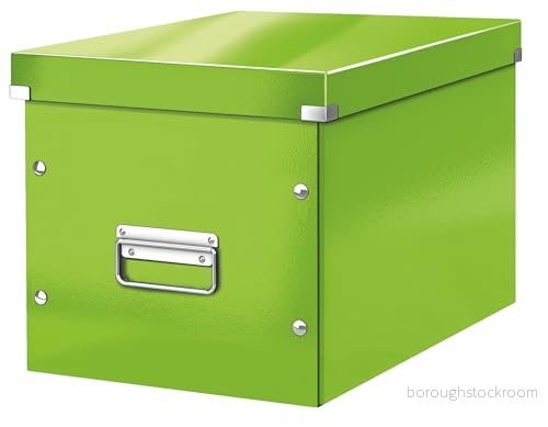 Leitz WOW Click and Store Förvaringsbox, large, grön, 61080054 4002432123957