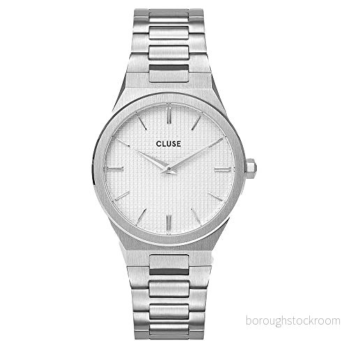 Cluse dam analog kvartsklocka med rostfritt stål armband CW0101210003 8719743375123