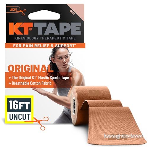 KT TAPE Original Uncut Beige One Size Tapes, Unisex Vuxna 851144005679
