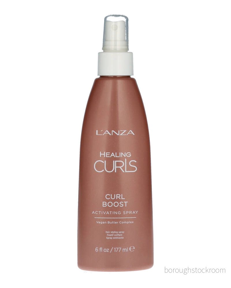 L'ANZA Healing Curls Curl Boost Activating Spray med Lockförstärkare, Stärker Hårtextur, Lättviktig Stadga, Sulfatfri och Parabenfri Formula (177 ml) 654050460064