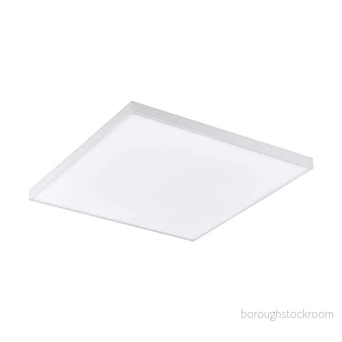 EGLO LED taklampa Turcona-B, LED-panel av metall och en plast ljusyta i vitt, kökslampa, korridorlampa tak, vardagsrumslampa varmvit ljus, L x B 28,7 cm 9002759998431