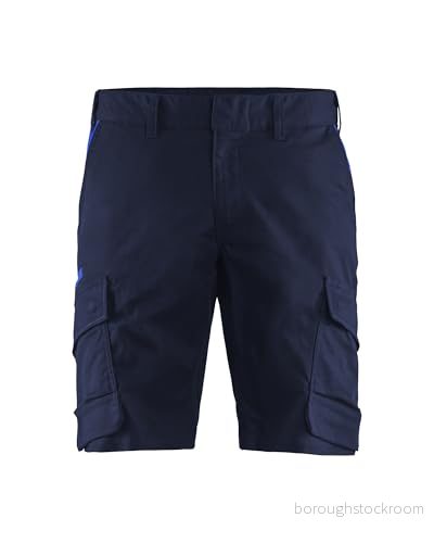 INDUSTRISHORTS 1446 1832 STRETCH MARINBLÅ/KORNBLÅ C64 Beijerbygg Byggmaterial 7330509758182
