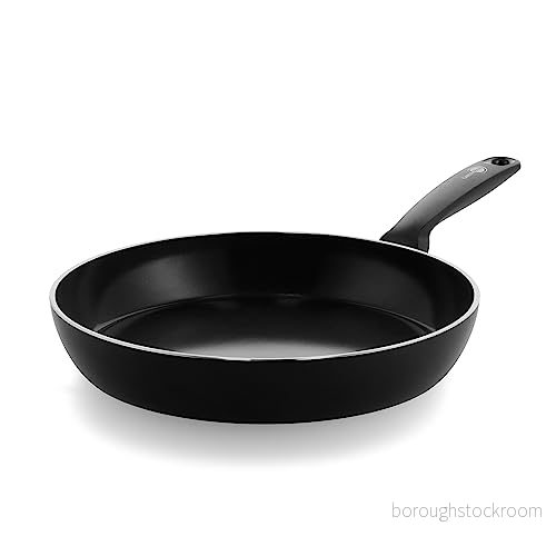 GreenPan Torino hälsosam keramisk non-stick 30 cm stekpanna stekpanna, Pfann-fri, induktion, ugnssäker upp till 160C, svart 4895156652731