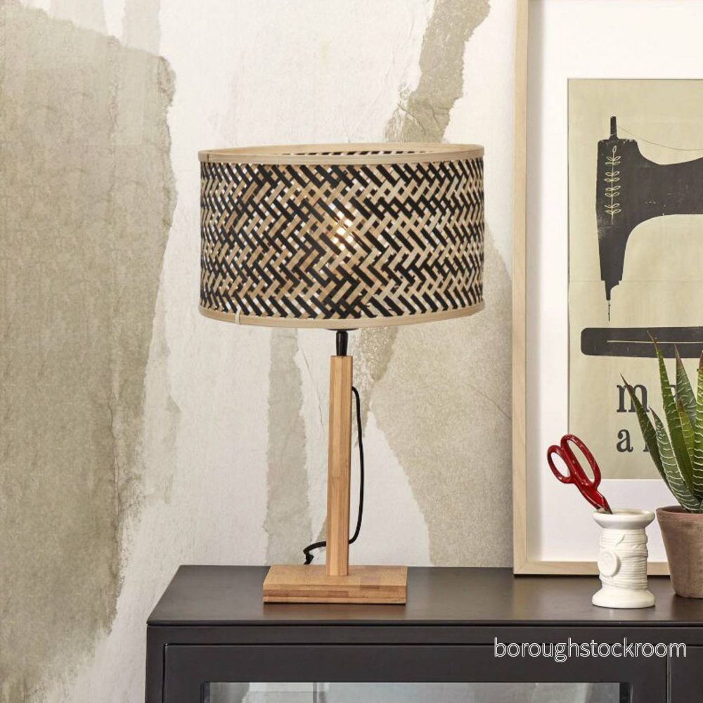 GOOD & MOJO Java bordslampa stativ natur/svart 8716248091282