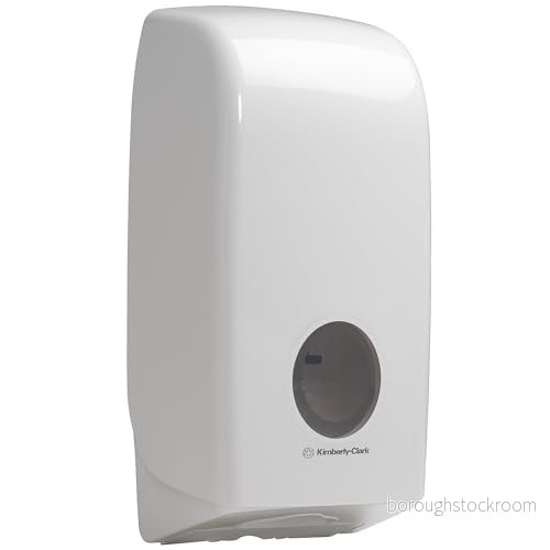 Akvariumdispenser för enkelblad toalettpapper 6946 1 x dispenser toalettpapper, vit 5033848032440