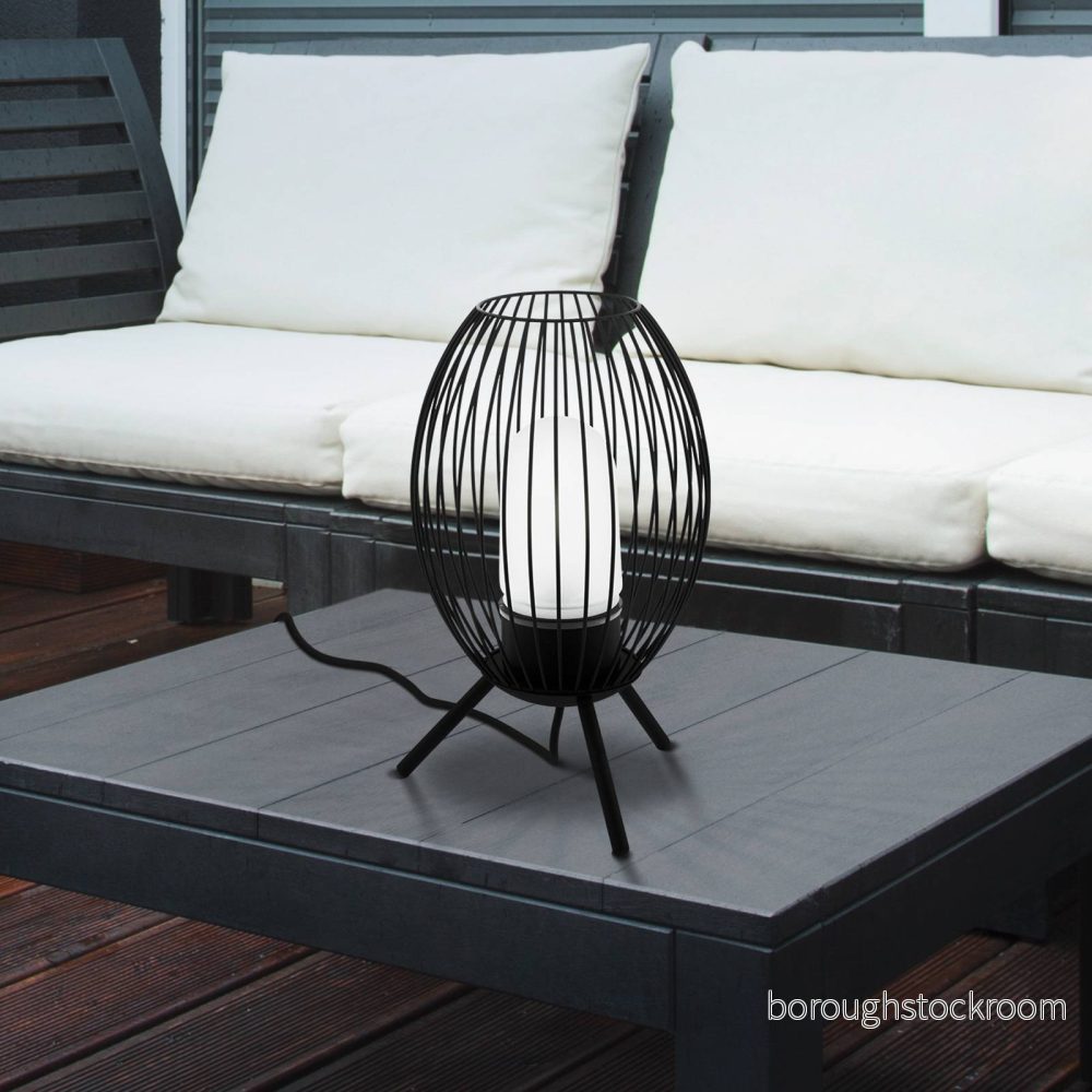 EGLO Fusignano Utomhusbordslampa, Svart 9008606230198