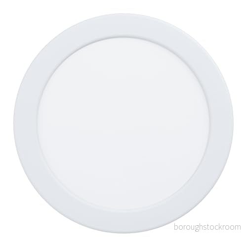 Eglo LED infälld spotlight Fueva 5, Ø 16,6 cm, spot av stål och en ljusyta plast, spotlight, lågt installationsdjup 26 mm, varmvit 9002759991333