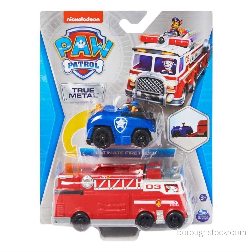 Paw Patrol True Metal Brandbil - 1:55-skala - Leksaksbil för barn från 3 år 778988387290