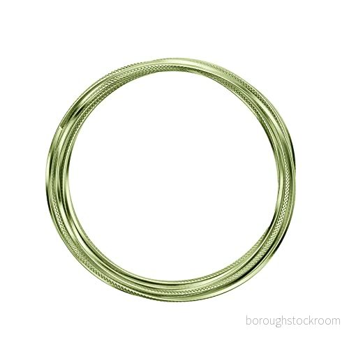 Vaessen Creative pysseltråd och smyckestråd 5 m x 2,8 mm 0,5 Apple Green triangulär präglad flexibel tråd för pyssel blomkrans, Scmucktillverkning modellbygge 8716052195541