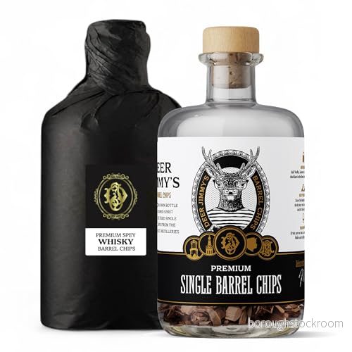 Deer Jimmys gör det själv Whisky presentset för män träflisor set Scotch byggsats Present till whiskyälskare provset (whisky) fars gåva 8719324231268