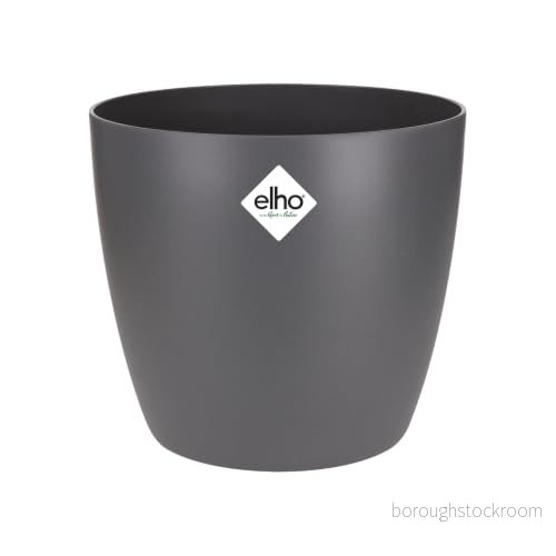 elho Brussels Rund 25 blomkruka för inomhus Ø 24,3 x H 23,2 cm svart/antracit 8711904072377