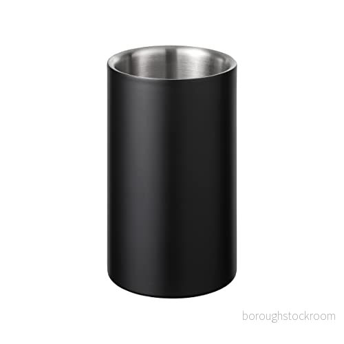 blomus Easy flaskkylare, dubbelväggig, lämplig för alla vanliga vinflaskor, 12 cm, färg Moonbeam 64274 4008832786853