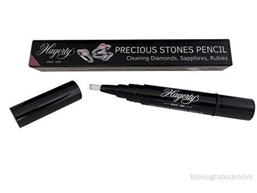 HAGERTY Precious Stones Pencil I Smyckesrengöringsmedel för ädelstenar så som diamanter, safirer, rubiner samt guld och platina Exakt smyckesrengöring skonsamt effektivt. 7610928999909
