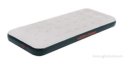 High 40032 Peak unisex enkel luftsäng, med halkfri funktion, andas, robust, ovansida, mjuk, för inomhus och utomhus, ljusgrå/mörkgrå, 185 x 74 20 cm 4001690400329