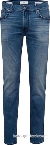 BRAX Chuckjeans i stil för män, Vintage blå begagnad, 32W X 34L 4064501233240